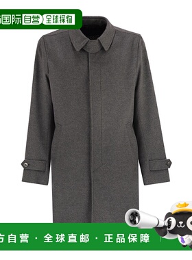 香港直邮HERNO 男士大衣 IM000372U9480 AW2025 灰色 衬衫领大衣