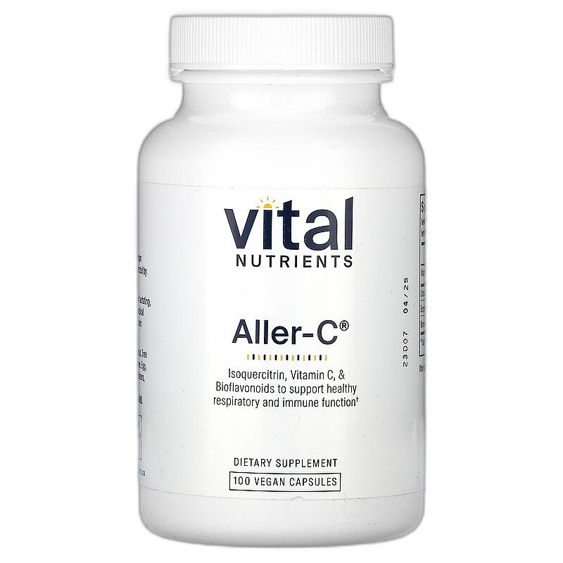 香港直邮Vital Nutrients,Aller-C，100 粒素食胶囊维生素槲皮素