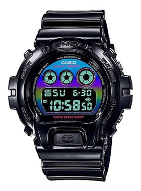 G Shock卡西欧 手表 男款抗震运动表 黑色DW-6900RGB-1JF