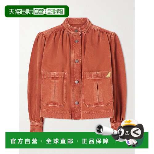 香港直邮Chloe 蔻依 女士 高领荷叶边牛仔布夹克 CH26ADV09255
