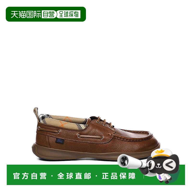1h可退 香港直邮BURBERRY 男士商务休闲鞋 8107290 AW2025 棕色 B