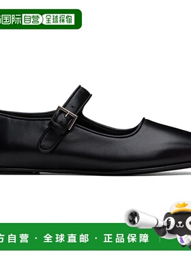 香港直邮潮奢 The Row 女士 黑色 Ava 芭蕾鞋 F1003N61女鞋