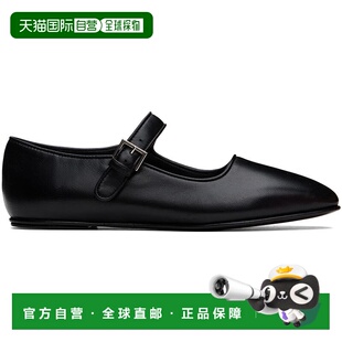 香港直邮潮奢 The Row 女士 黑色 Ava 芭蕾鞋 F1003N61女鞋