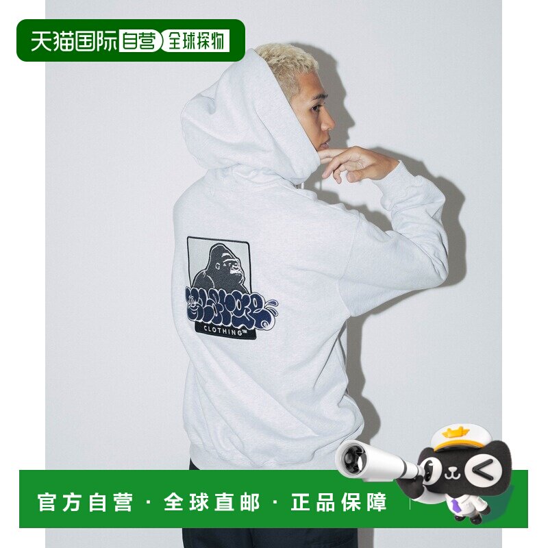 日本直邮XLARGE 男女同款 立体涂鸦OG BOX刺绣连【付后1h可退】图片