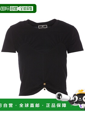 1h可退 香港直邮Elisabetta Franchi 圆领短袖T恤 MA02242E2