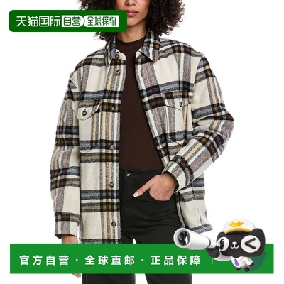 自营Isabel Marant Etoile Check Wool & Silk-Blend Overshirt -