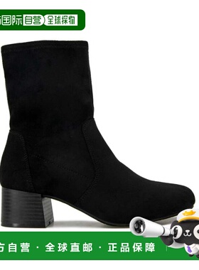自营Kenneth Cole Reaction Road Boots Women's Black Block Hee