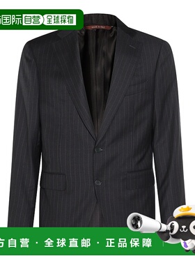 1h可退 香港直邮Canali 康钠丽 男士 黑色羊毛西服 L1528051RBF00