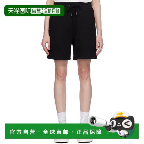 香港直邮潮奢 Ami Paris 女士 黑色 Ami de Cœur 短裤 USO325749
