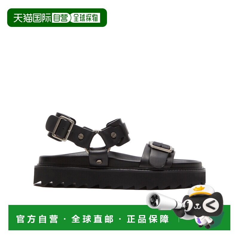 1h可退 香港直邮ACNE STUDIOS 女士凉鞋 AD0707900 SS2026 黑色图片