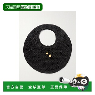 精饰拉菲草编织手提包 香港直邮Jacquemus Rond The 243BA38 女士