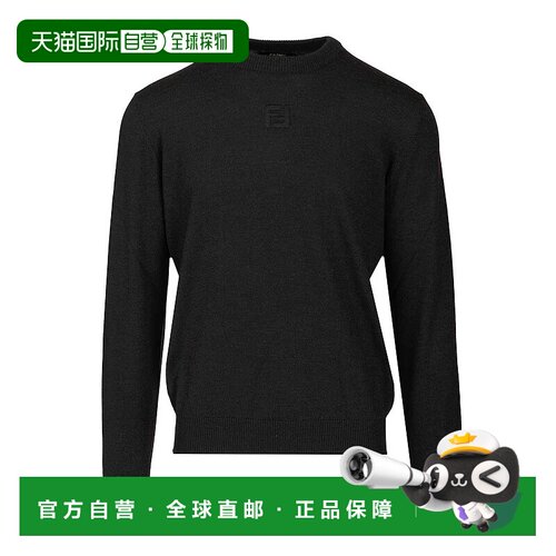 香港直邮FENDI 男士针织衫 FZX091ASH3F0TY3 AW2025 灰色 Embosse