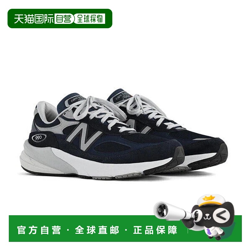 自营 New Balance美国制造990v6 M990NV6运动鞋男式海军蓝白色跑-