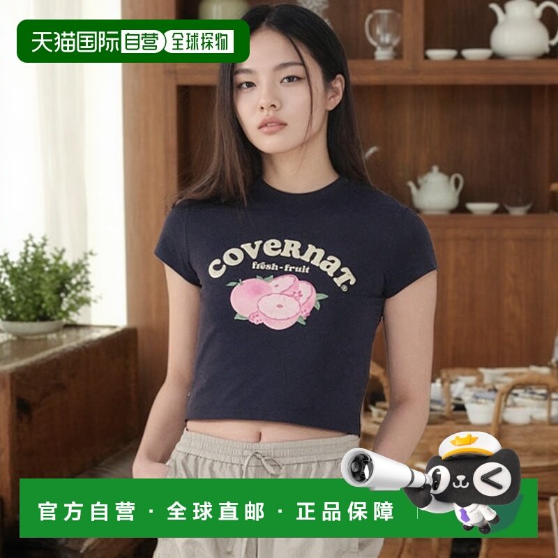 韩国直邮COVERNAT WOMAN 女士女装T恤CO2402ST78NA短袖