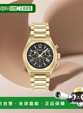 自营 salvatore ferragamo菲拉格慕 Tonneau 计时手链腕表 - ip