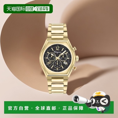 自营 salvatore ferragamo菲拉格慕 Tonneau 计时手链腕表 - ip