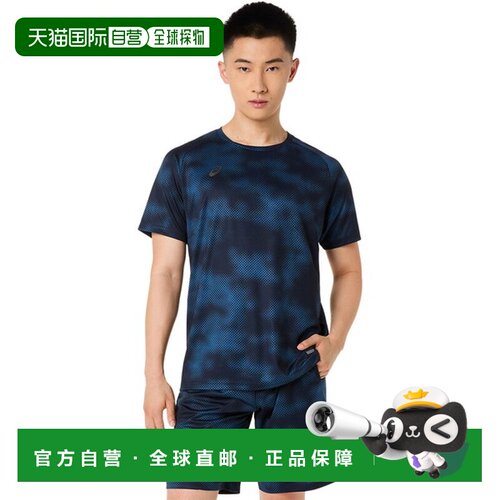日本直邮ASICS 亚瑟士 短袖T恤 健身运动服 2033C038-400