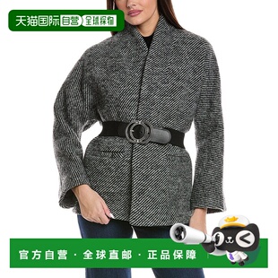 ba&sh 美国奥莱直发长袖 Mantau 灰色 Carole羊毛大衣 自营