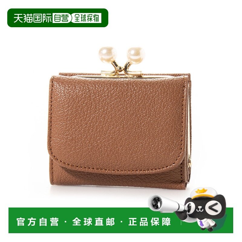 【日本直邮】Perche Perche 亚克力球 Gamaguchi 三折钱包 (CMP)