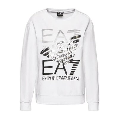 EA7 Emporio Armani 圆领徽标卫衣 3LTM41TJFRZ