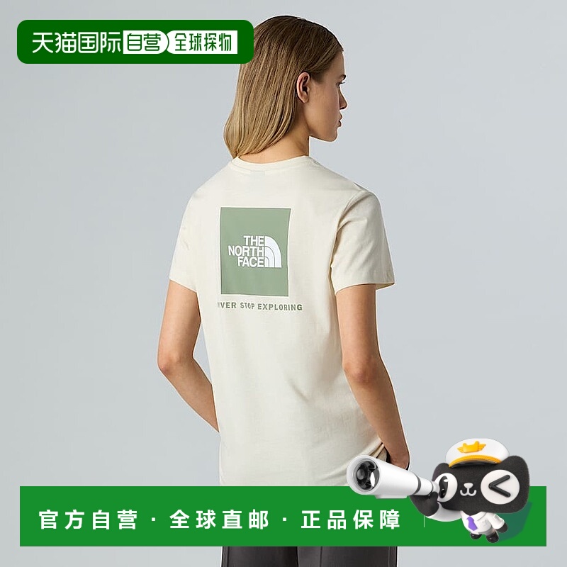 自营欧洲直邮北面 NSE Box女士休闲T恤 THE NORTH FACE