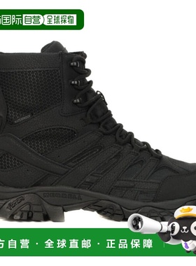 香港直邮Merrell 男士 Moab 2 8英寸 黑色 防水 战术靴 J15845