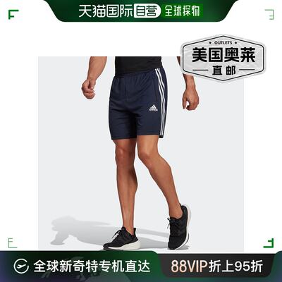 Adidas/阿迪达斯 男士Primeblue 设计 2 Move 运动3条纹短裤 【美