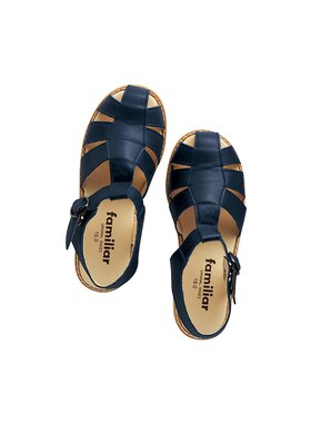 日潮 familiar 简约舒适牛皮儿童凉鞋