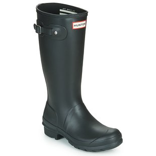 自营|hunter儿童黑色橡胶户外防水防滑露营踩水长筒时尚雨靴