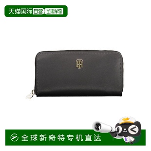 黑色 自营 钱包 Tommy 美国奥莱直发 Hilfiger尼龙女式