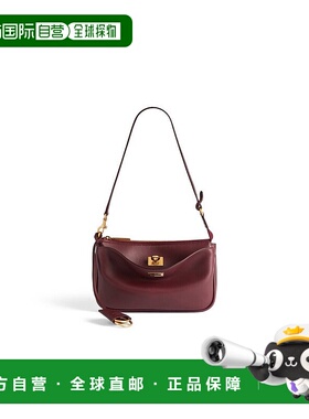 自营欧洲直邮Balenciaga巴黎世家 Rodeo女士深酒红色可拆钥匙扣单