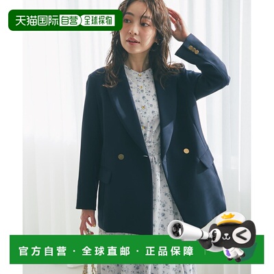 日本直邮La boutique BonBon 女士 修身金属扣双排扣西装外套 LBZ