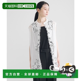 URA523C029 RESEARCH女士全棉剪裁刺绣背心 1h可退 日本直邮URBAN