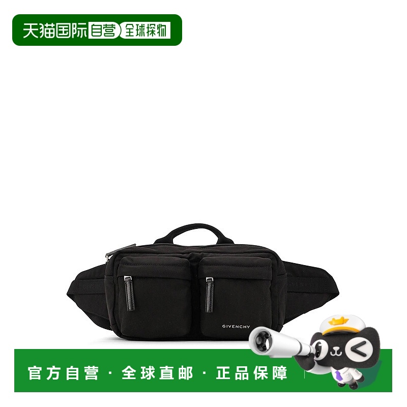 1h可退 香港直邮GIVENCHY 男士腰包 BK50F8K1ZL001001 AW2025 黑