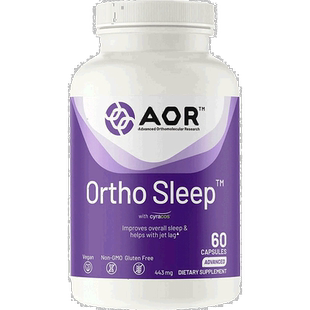 加拿大直邮AOR Ortho Sleep 443 毫克(60 粒胶囊)