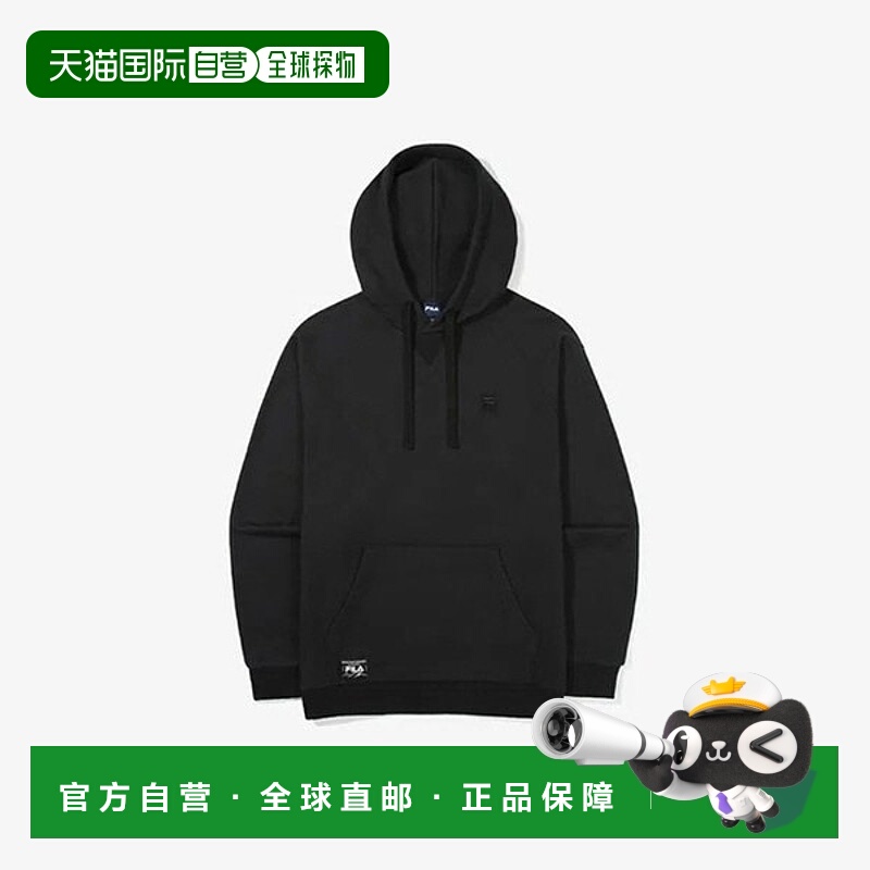 韩国直邮FILA wheela 连帽衫 PQF FS2POG3110X-BLK 白色摇滚图案