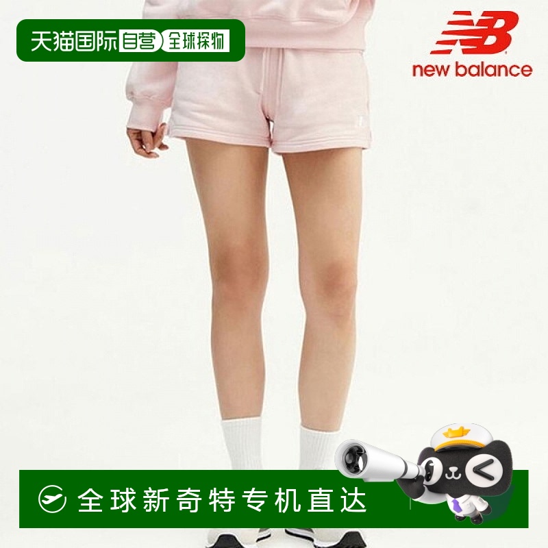 1h可退 韩国直邮newbalance 女士 运动裤短裤