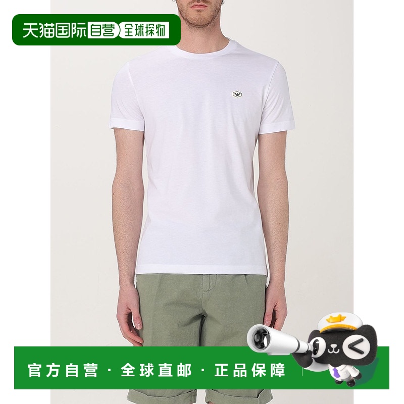 1小时内可退 香港直邮EMPORIO ARMANI 男士T恤 8N1TQ61JRGZ0100-3