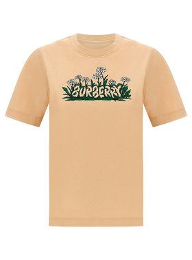 BURBERRY 女士T恤 8102402TEACUP SS2025 粉红色 Printed T-shirt