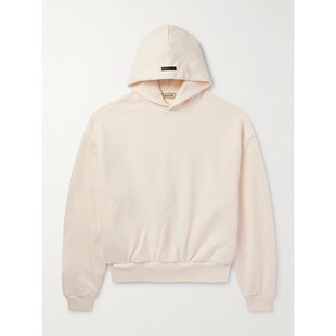 Fear 徽标印花棉针织连帽衫 男士 FG24FW5082058BTER God 潮奢