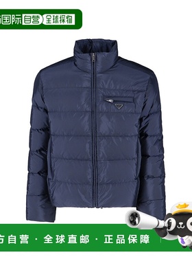 香港直邮PRADA 男士外套 SGC9331WQ9SOOOF0ABB AW2025 蓝色夹克