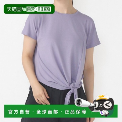 日本直邮TIGORA 女士健身侧开衩2WAY短袖T恤 TR-3F2884TS 运动瑜T