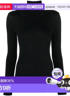 1h可退 香港直邮Wolford 女士 长袖连体衣 75083 black黑色 舒适