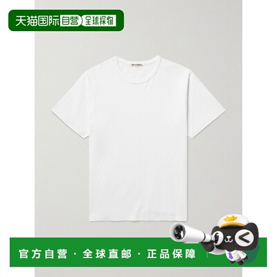 香港直邮J.W. Anderson 男士 Logo刺绣棉针织T恤 JT0331PG1937