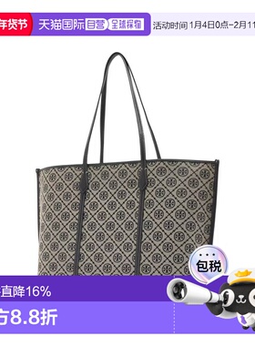 香港直邮TORY BURCH Perry经典T字母托特包Tote包购物袋帆布包