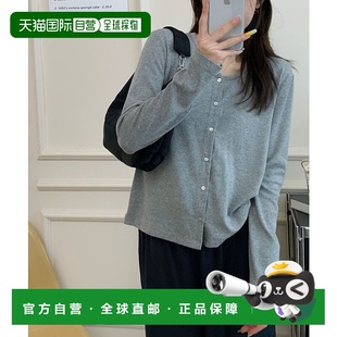 lwtoyua2515 开衫 1h可退 日本直邮LOWO女士简约圆领长袖