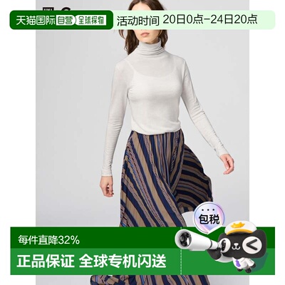 日本直邮Uniqlo Uniqlo 极暖Heattech羊绒混纺高领T恤 471601内搭