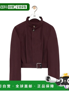 香港直邮LOEWE 女士外套 S359Y02XEH7110 SS2026 红色 短款风衣