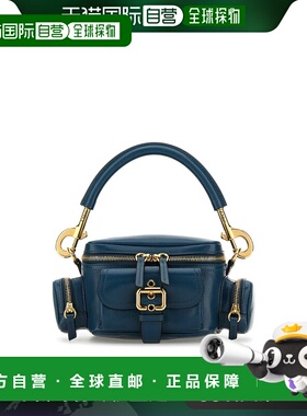 香港直邮CHLOÉ 女士手提包 C24AS534N8344Q SS2025 蓝色 拉链开合