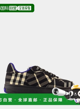 香港直邮BURBERRY 女士运动鞋 8095370 AW2024 黑色 Burberry Ter